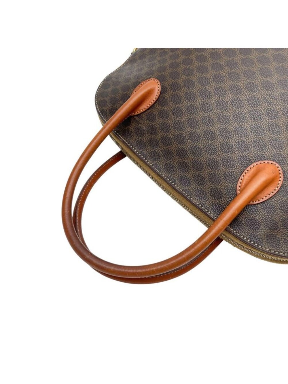 Celine Leather Macadam Triomphe Shoulder - Picture 6 of 10